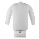 CLEANmaxx automatischer Hemdenbügler | Bügler für Hemden, Blusen & Hosen, schonender als Wäschetrockner und Bügeleisen | Trocknen und in Minuten knitterfrei [Weiss]  